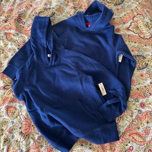 TWO Amazon Essentials Kids' Navy Blue Hoodie